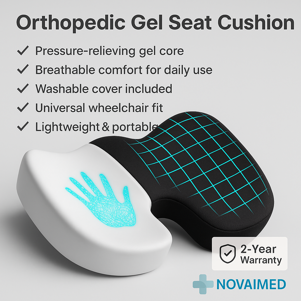 NOVAIMED Gel Orthopedic Seat Cushion